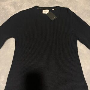 Blue Long Sleeve Sweater